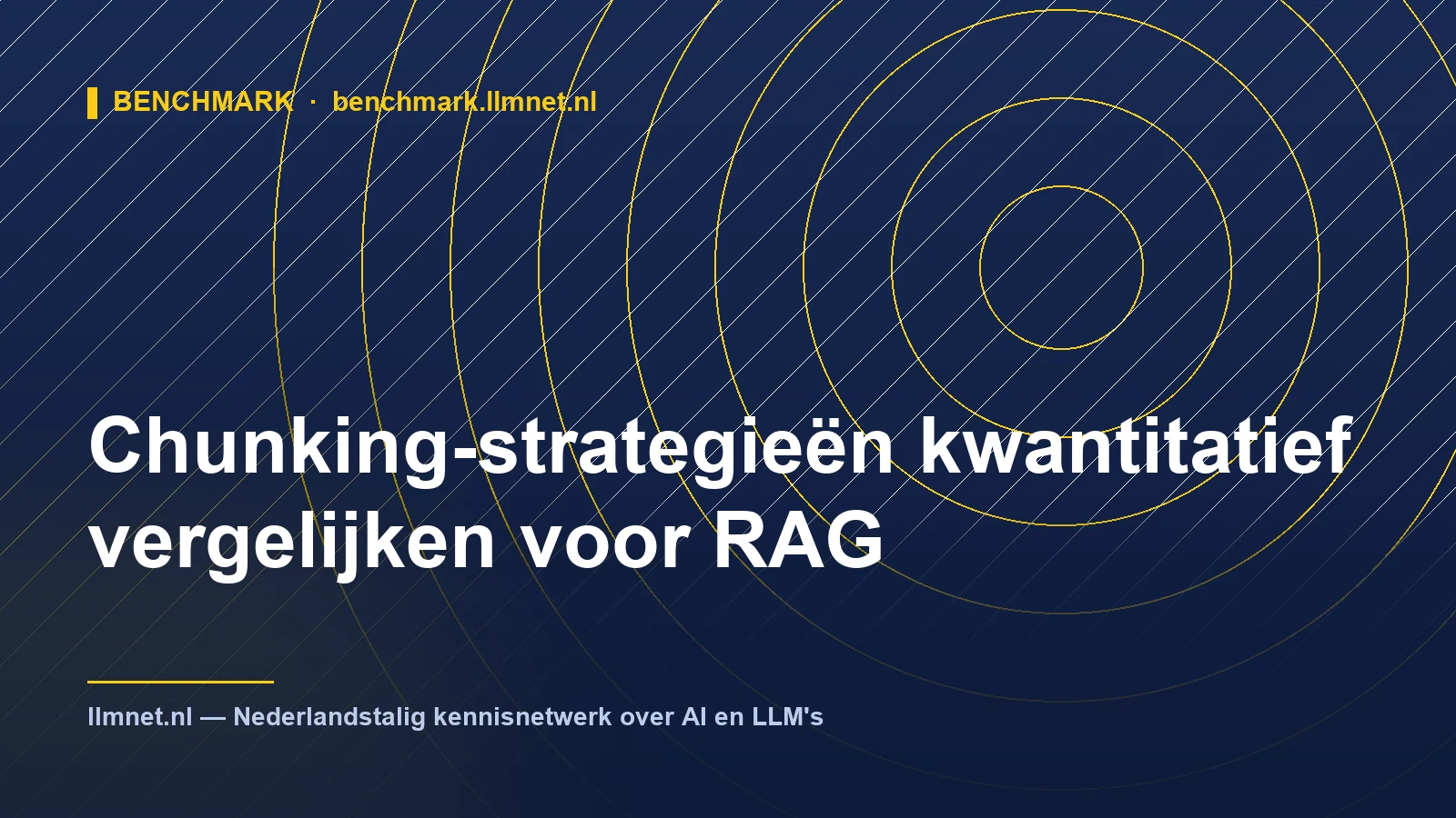 Chunking-strategieën kwantitatief vergelijken voor RAG